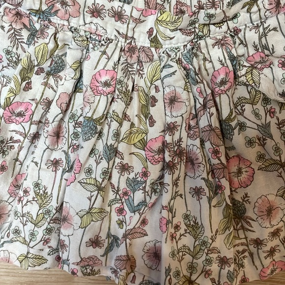 Gap Kids Girl’s Floral Skirt size Small 6/7 Fully Lined Elastic Stretch Waist - Picture 3 of 5